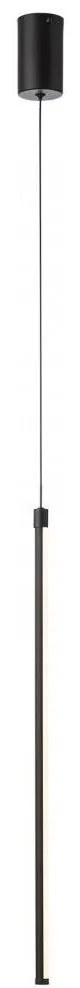 Redo 01-3116 - LED Luster na lanku TABOO LED/9W/230V čierna 01-3116