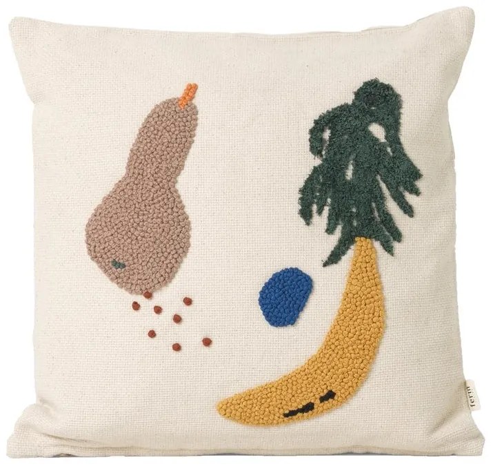 ferm LIVING Polštář s výplní Banana 40x40cm