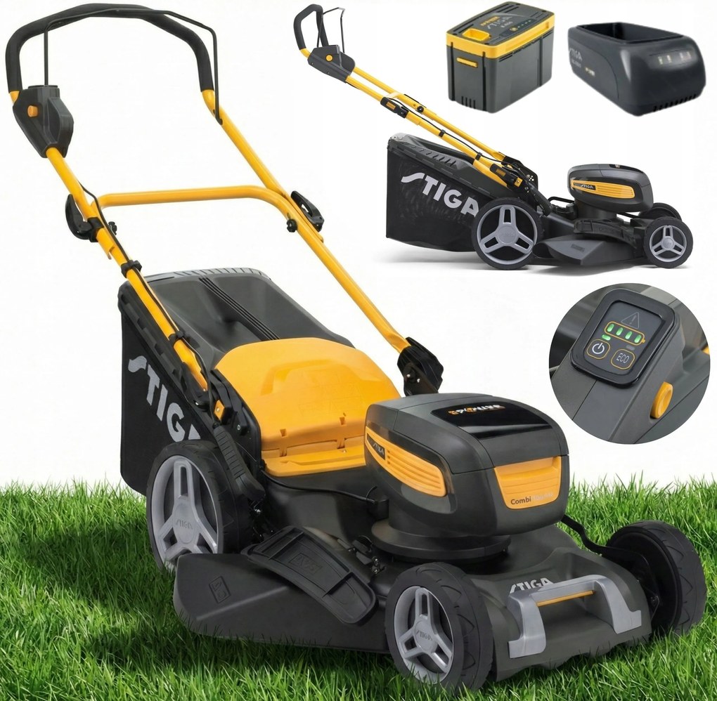 Akumulátorová kosačka Stiga Combi 748Q Ae 46 cm 48V Nabíjačka Aku 5Ah