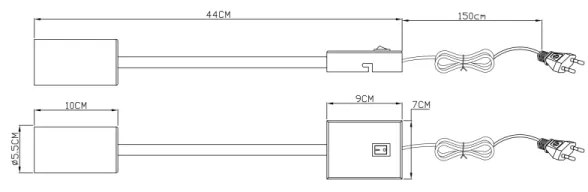 Globo 57911W - Flexibilná nástenná lampa ROBBY 1xGU10/25W/230V čierna/chróm
