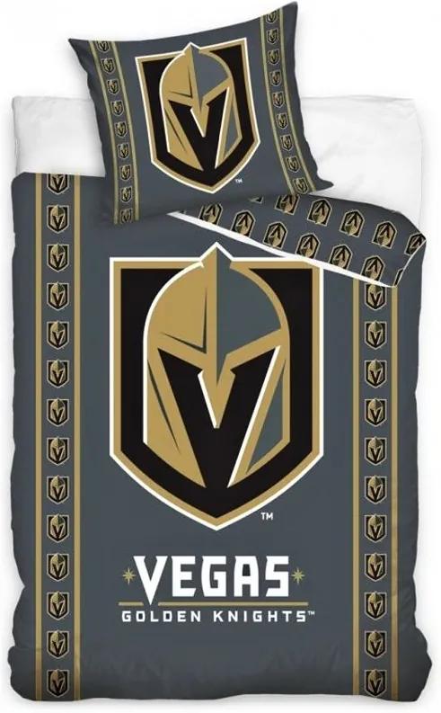 TipTrade (CZ) · NHL - Hokejové obliečky Vegas Golden Knights - 100% bavlna Refoncé - 70x90 cm x 140x200 cm