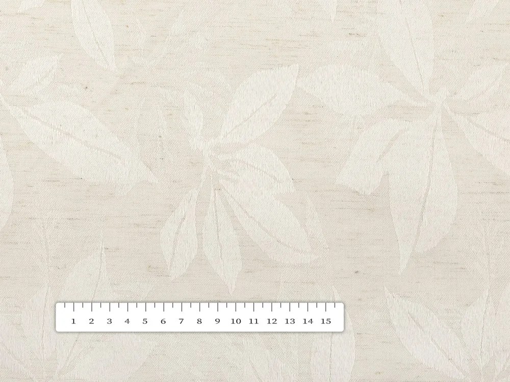 Biante Teflónový obdĺžnikový obrus TF-065 Listy na režnom 100x160 cm