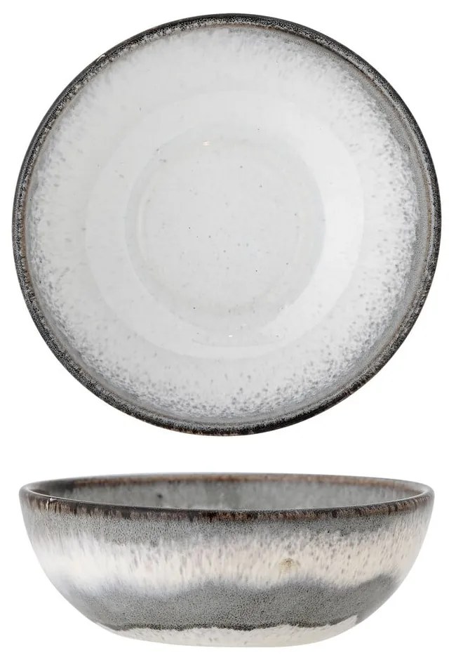 Sivá miska z kameniny 525 ml Paula – Bloomingville