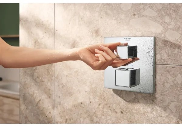 GROHE 34879000 - Podomietkový sprchový systém PRECISION CUBE 310 × 310 mm chróm
