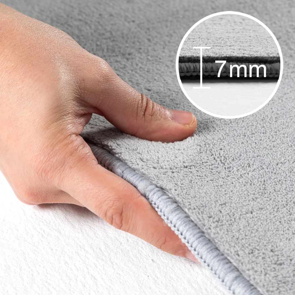 Behúň Sky 5400 Silver, 80x250, šedá, obývacia izba, Ayyildiz