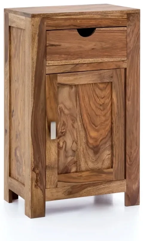 furniture-nabytek.cz - Masívny kúpeľňový set Lagos, 5-dielny, lakovaný palisander, hnedý