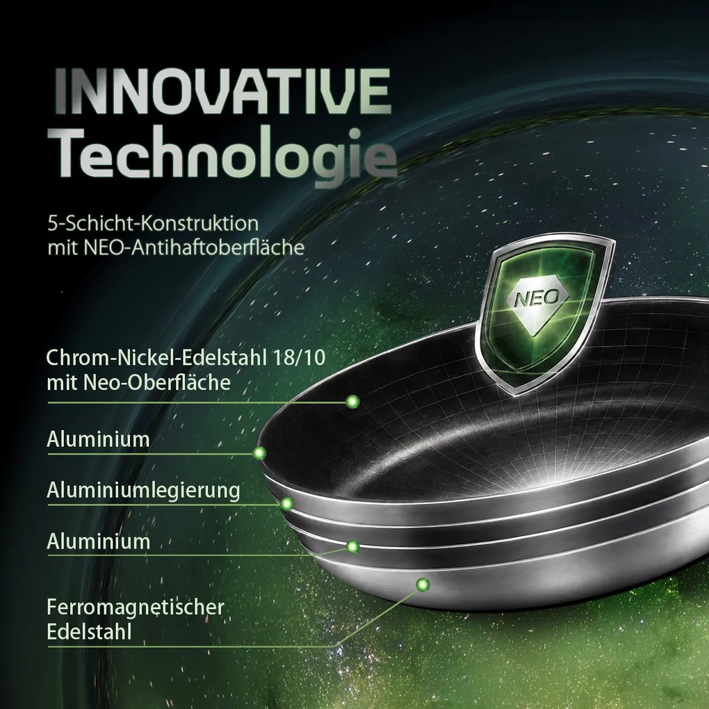 Panvica Ø 28 cm, v: 6 cm — Orion Expert Neo Multi-Layer Lunasol - 601406