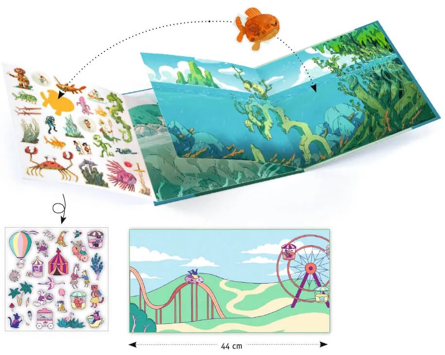 Dobrodružstvo na mori – príbehové samolepky
