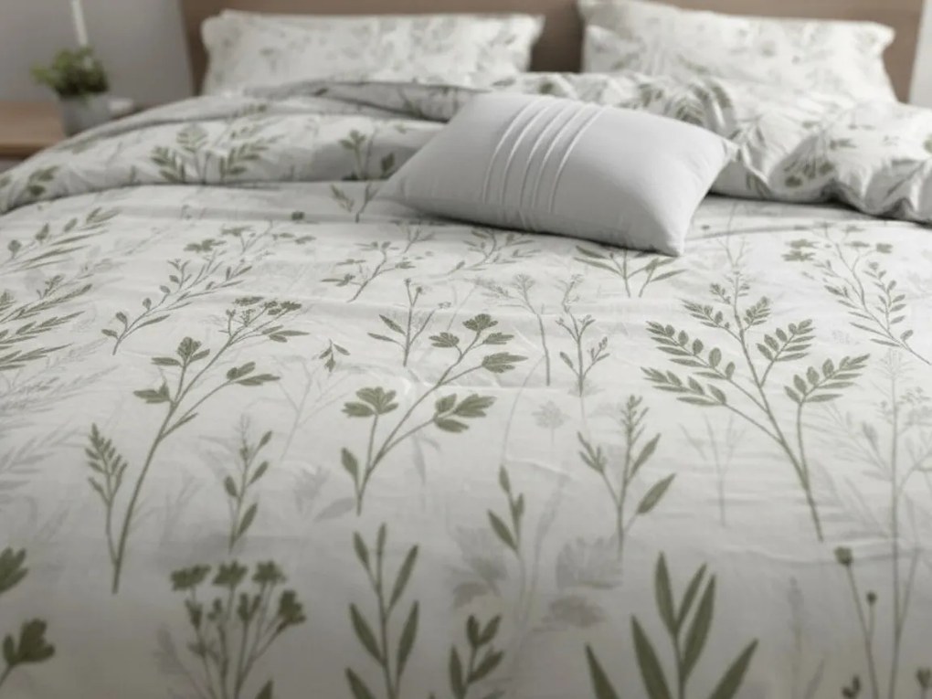 Obliečky z Renforcé bavlny LEAFORA biele Rozmer obliečky: 70 x 90 cm | 140 x 200 cm