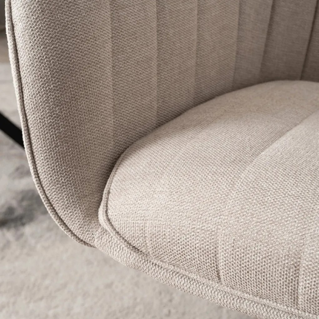 PROXIMA.store - Čalúnená otočná stolička MUMBAI FARBA: hnedá