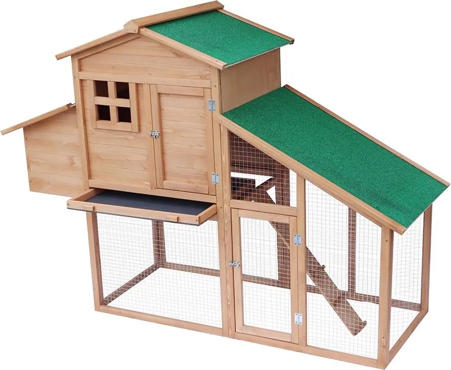 Kurník Avenberg COOPER 172 x 66 x 120 cm (hnedý)