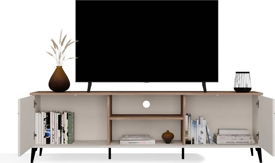 TV stolík Point 183 cm dub Castello/kašmírová
