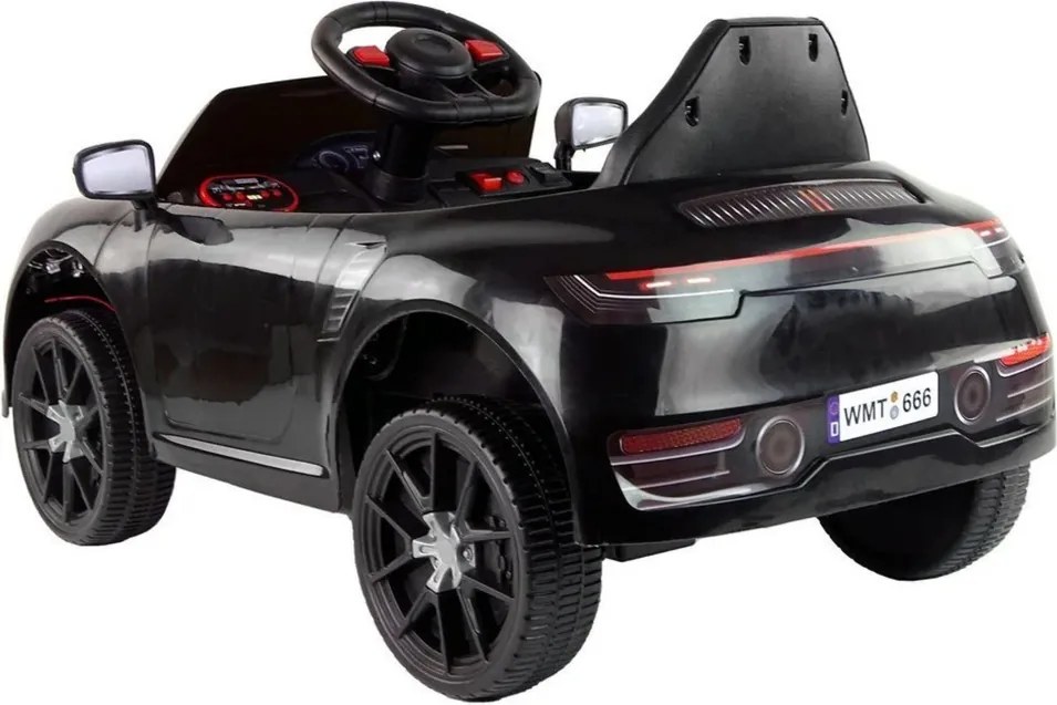 LEAN CARS Elektrické autíčko na akumulátor WMT-666 čierne