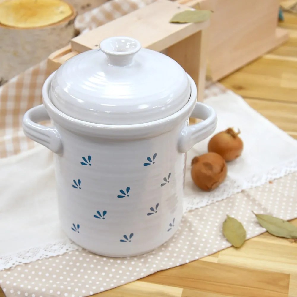 Nádoba na kvasenie zeleniny 2,8 l MODROBÍLÁ – Orion