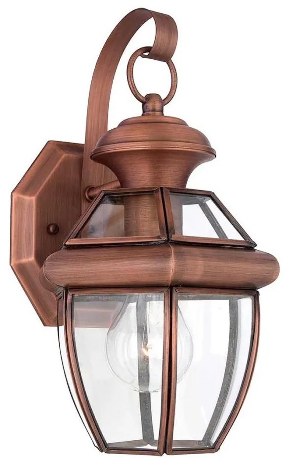 Quoizel QZ-NEWBURY2-S-AC - Vonkajšie nástenné svietidlo NEWBURY 1xE27/60W/230V IP44