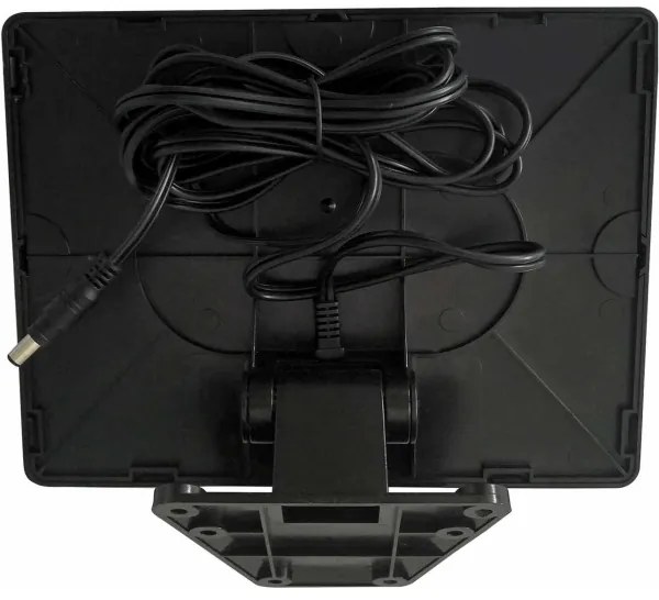 LED solárny reflektor TOMI LED/10W/7,4V 1800 mAh IP44 čierny s čidlom