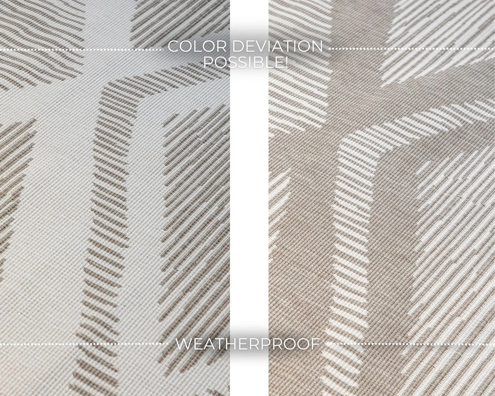 Kusový koberec Gemini 106016 Linen z kolekcie Elle – na von aj na doma, 120x170, béžová, chodba / predsieň, ELLE Decoration