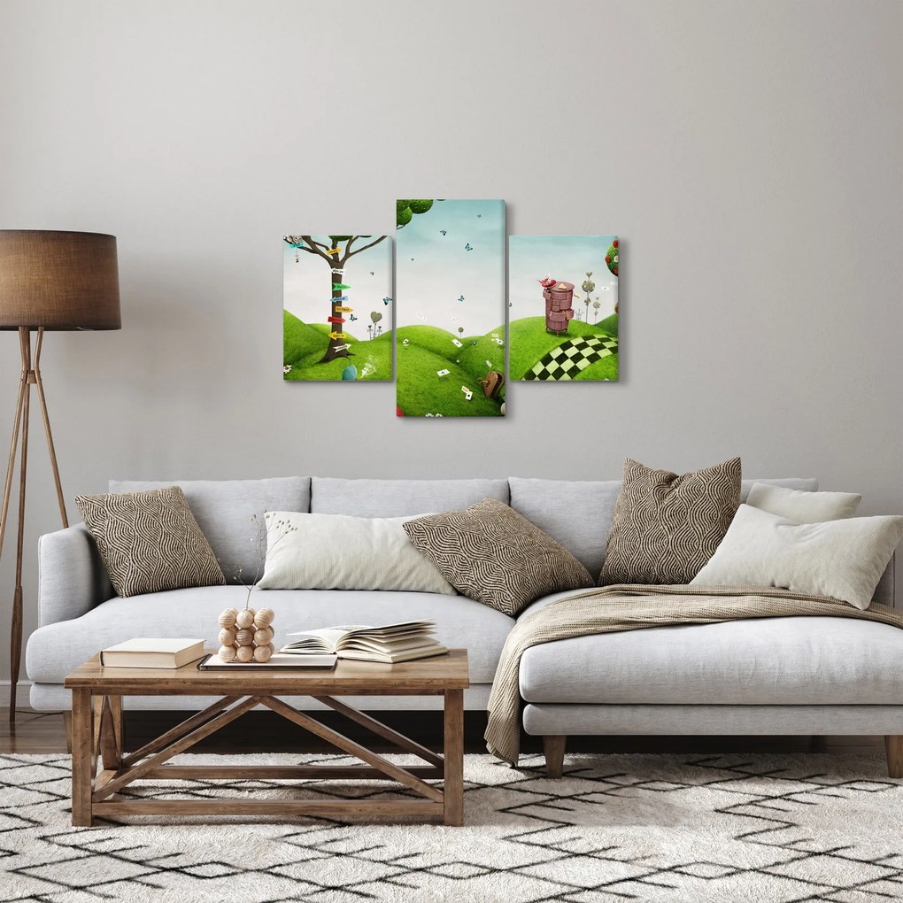 Obraz podivuhodnej krajiny (90x60 cm)