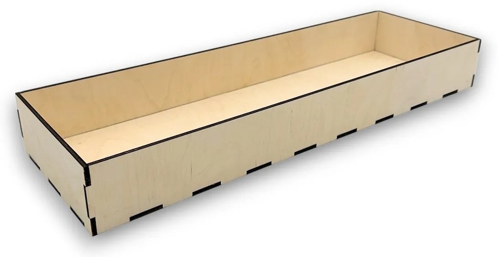 usporadejto.cz Organizér do zásuvky, vložka do zásuvky, drevený VASKY, 45,5 x 15 x 6 cm