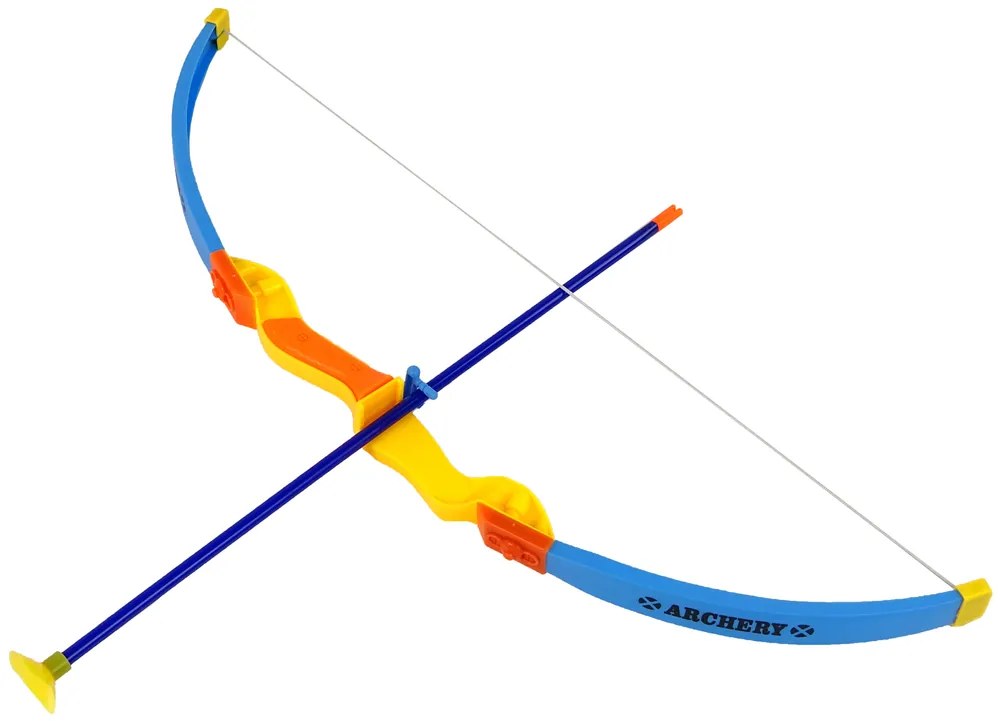 Lean Toys Športový luk s terčom – oranžovo modrý