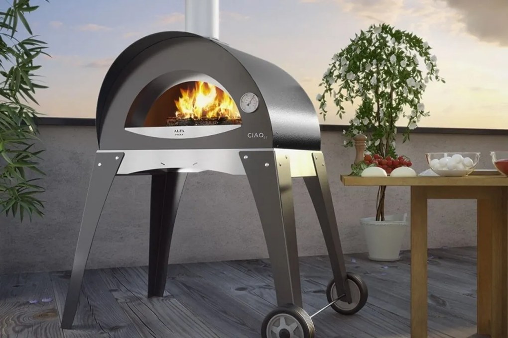 Pizza pec CIAO na drevo s podstavcom
