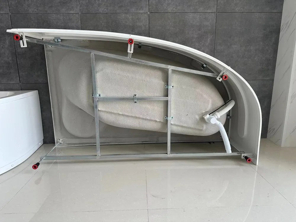 Asymetrický rám vane 170x100 cm, ľavý