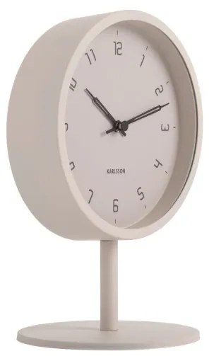 Stolové hodiny Karlsson Stark KA5951WG sivé 15 cm