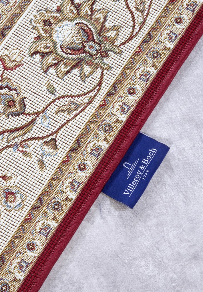 Kusový koberec Villeroy & Boch 106057 Red, Cream – na von aj na doma, 200x285, červená, chodba / predsieň, Villeroy & Boch