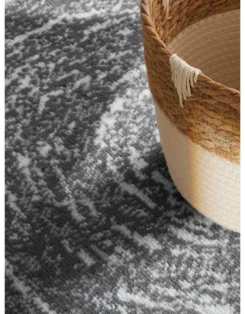 Sivo-krémový okrúhly koberec ø 160 cm Gloria Cavallo – Hanse Home