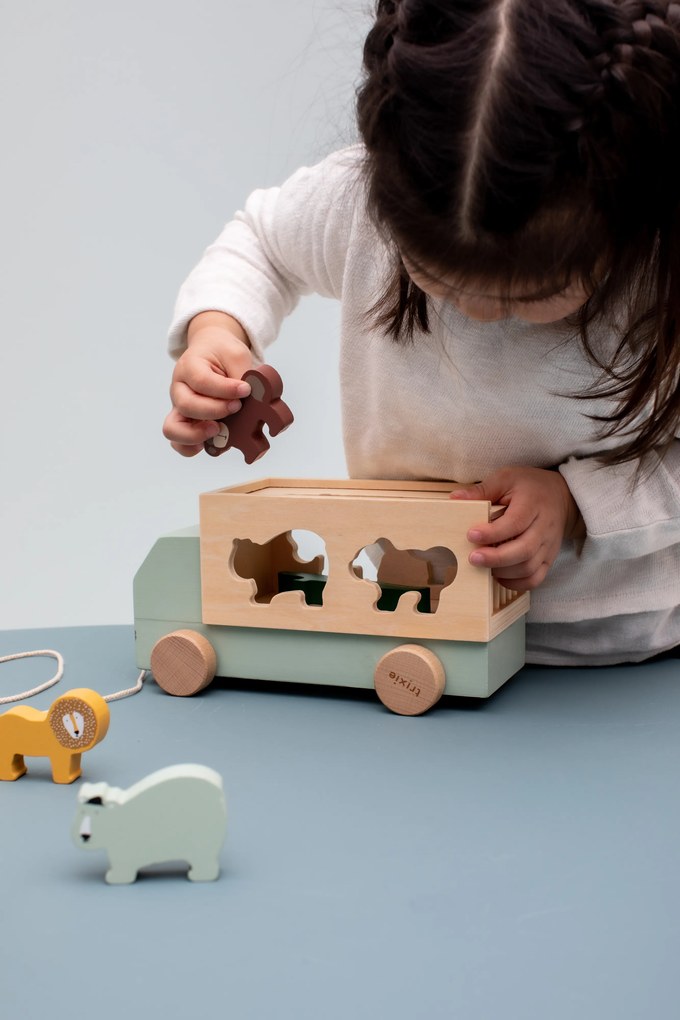 Trixie Drevený truck so zvieratkami