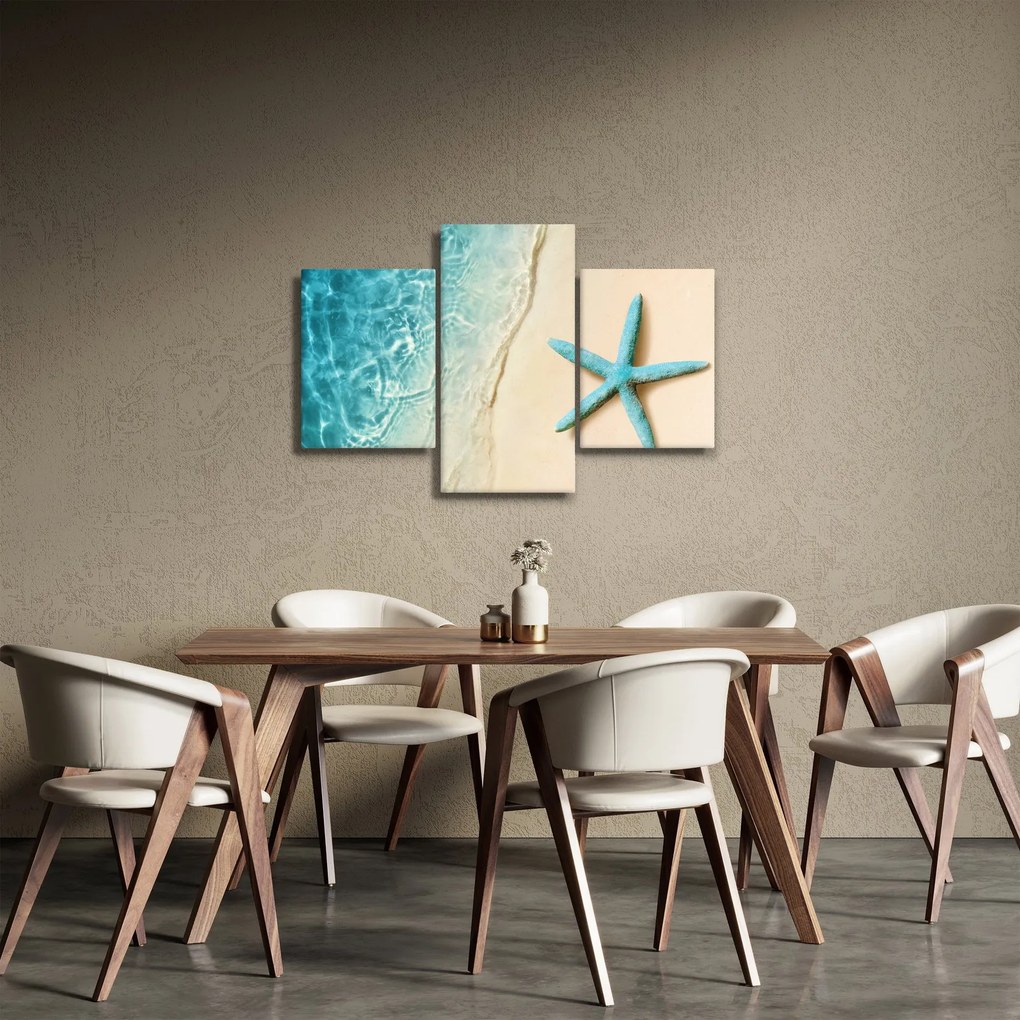 Obraz - Hviezdica na pláži (90x60 cm)