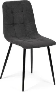 Jídelní stůl NEROSS 180 černá + 4ks jídelní židle ARIA šedá