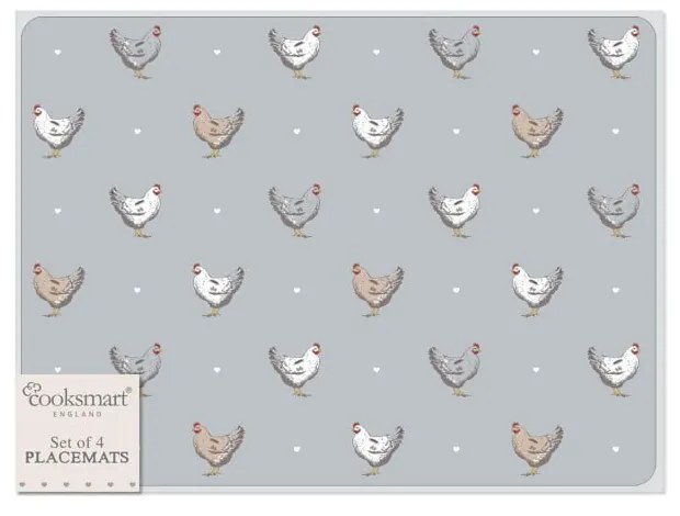 Korkové prestieranie 4 ks 29x21 cm Farmers Kitchen - Cooksmart ®