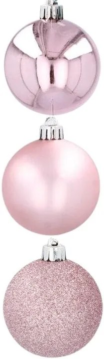 Bestent Vianočné gule na stromček 6cm 36ks Pink