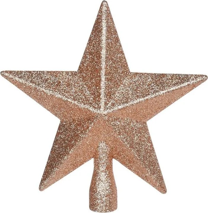 Trblietavý špic Medenozlatá hviezda 20 cm
