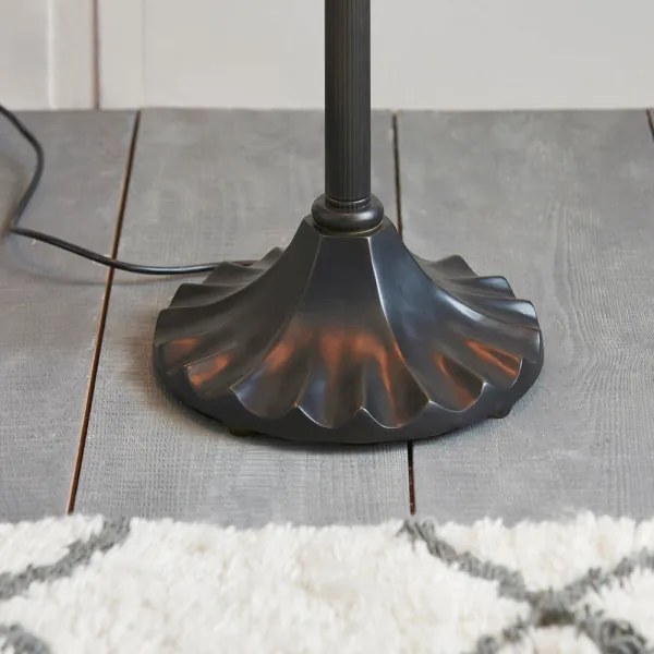 Endon 64192 - Stojacia lampa Tiffany JAMELIA 2×E27/60W/230V Ø 50 cm