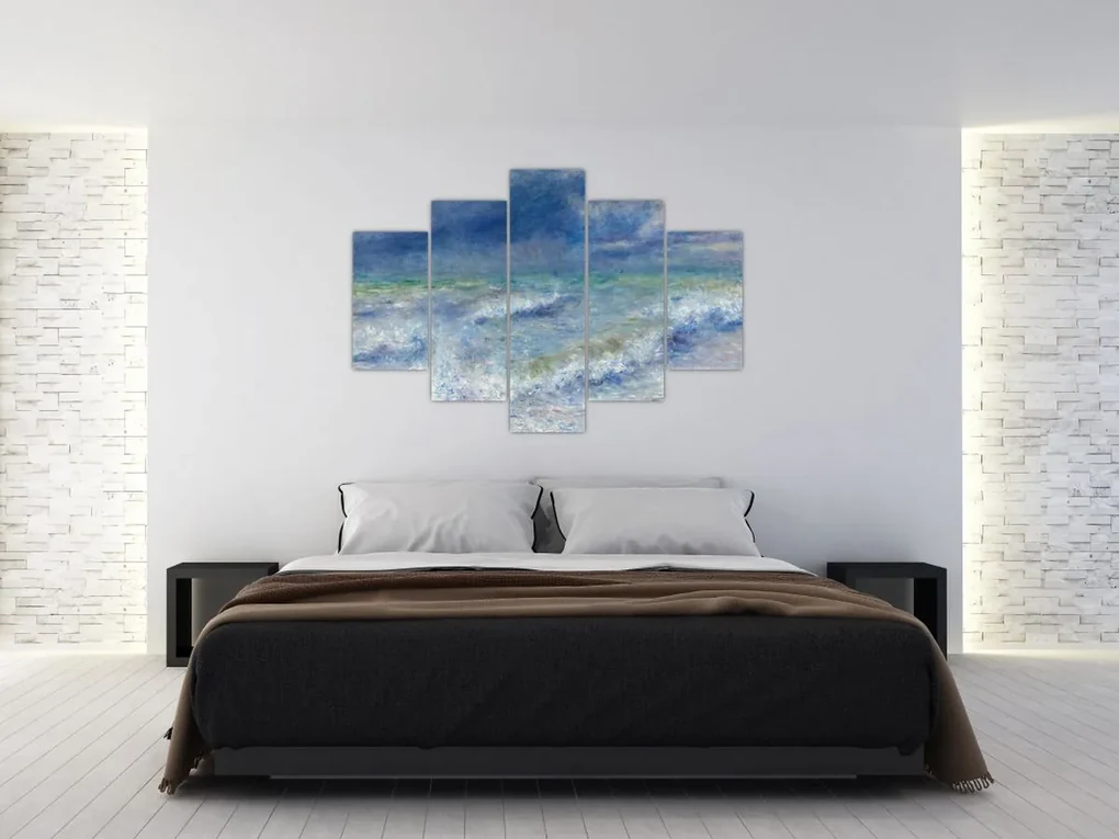 Obraz - Pierre-Auguste Renoir, Seascape, reprodukcia (150x105 cm)