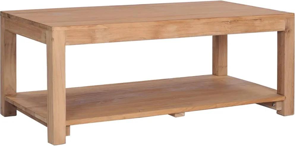 282849 Edco Konferenčný stolík 100x50x40 cm masívne teakové drevo