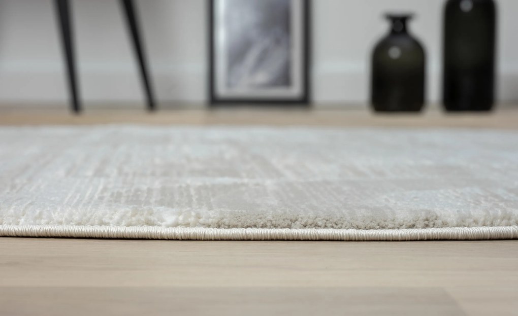 My Flair, Kusový koberec My Circles CA60022 creme kruh, 120x120 (priemer) kruh, béžová, chodba / predsieň