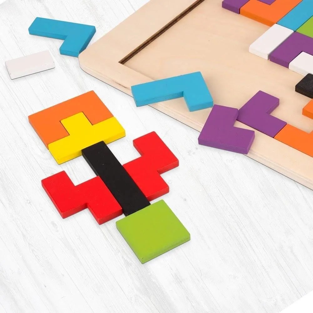 DAALO Dřevěné puzzle - tvary