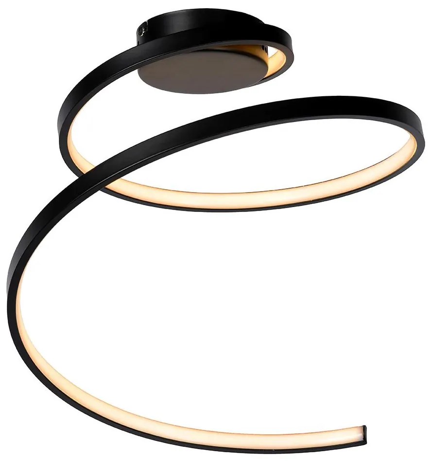 Lucide 46199/25/30 - LED Stmievateľný prisazený luster MAXENCE LED/24W/230V čierna