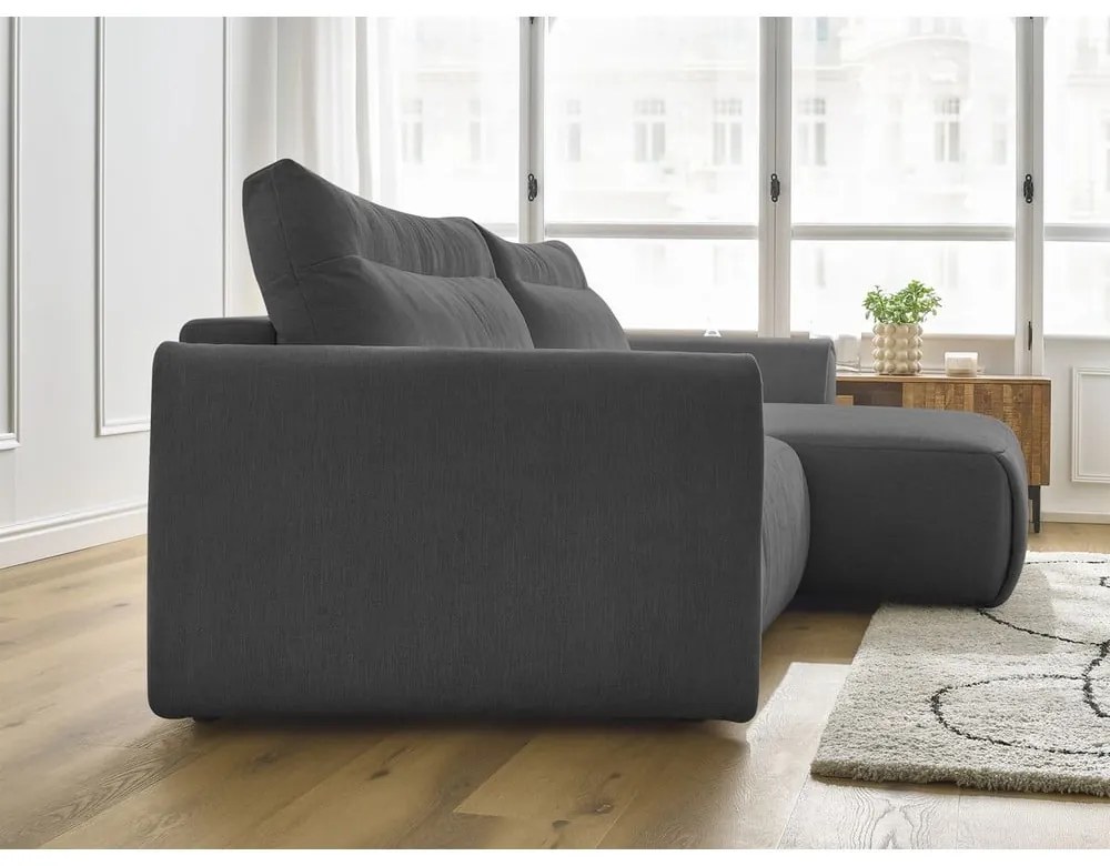 Sivá rohová pohovka Aden – Bobochic Paris