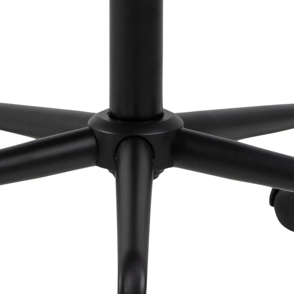 Sivá kancelárska stolička so zamatovým povrchom Actona Brooke