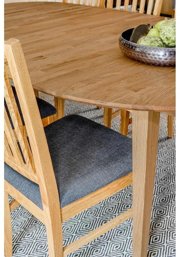 Hnedá dubová stolička Rowico Fillipa