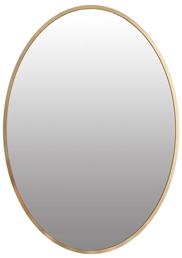 Zlaté oválne zrkadlo EBELE