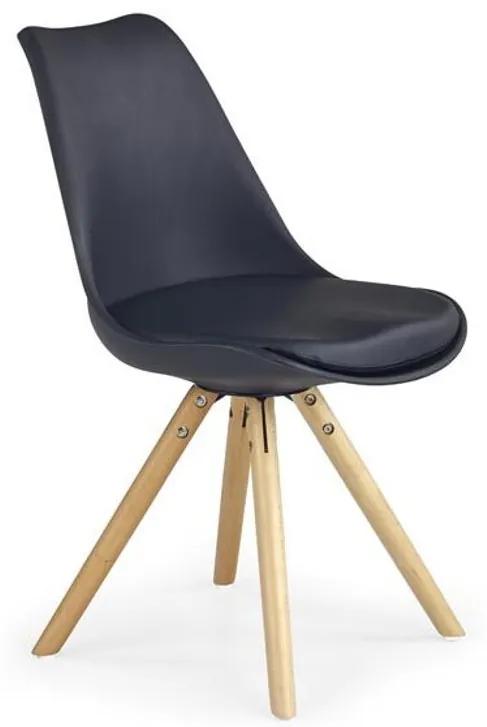 Halmar Jedálenská stolička K201 - černá