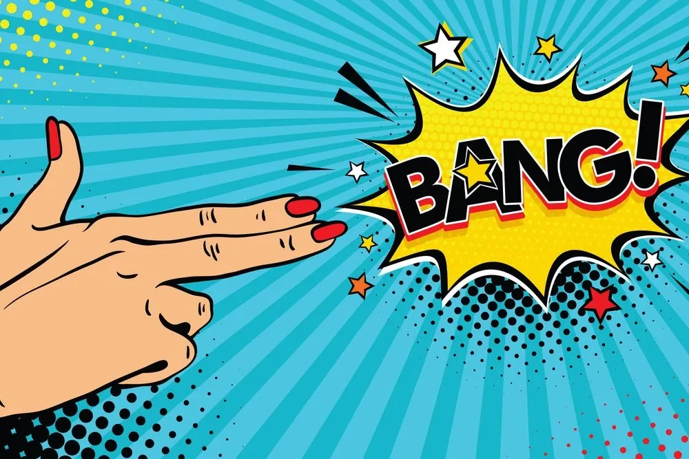 Obraz s pop art motívom - BANG!
