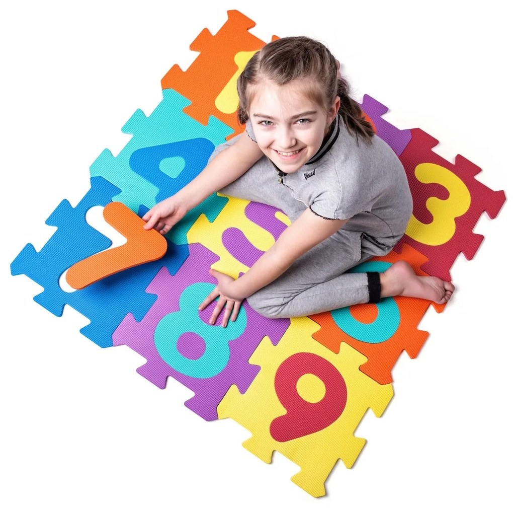 Plastica 91627 puzzle koberec Čísla 26 ks