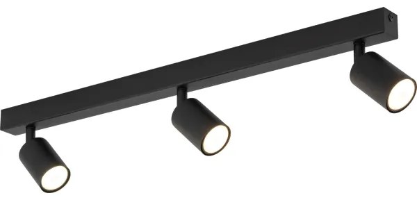 Bodové svietidlo NEX 3xGU10/10W/230V čierna