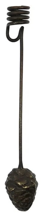 House Doctor Závesný svietnik na stromček Mini cone Antique brown – set 4 ks